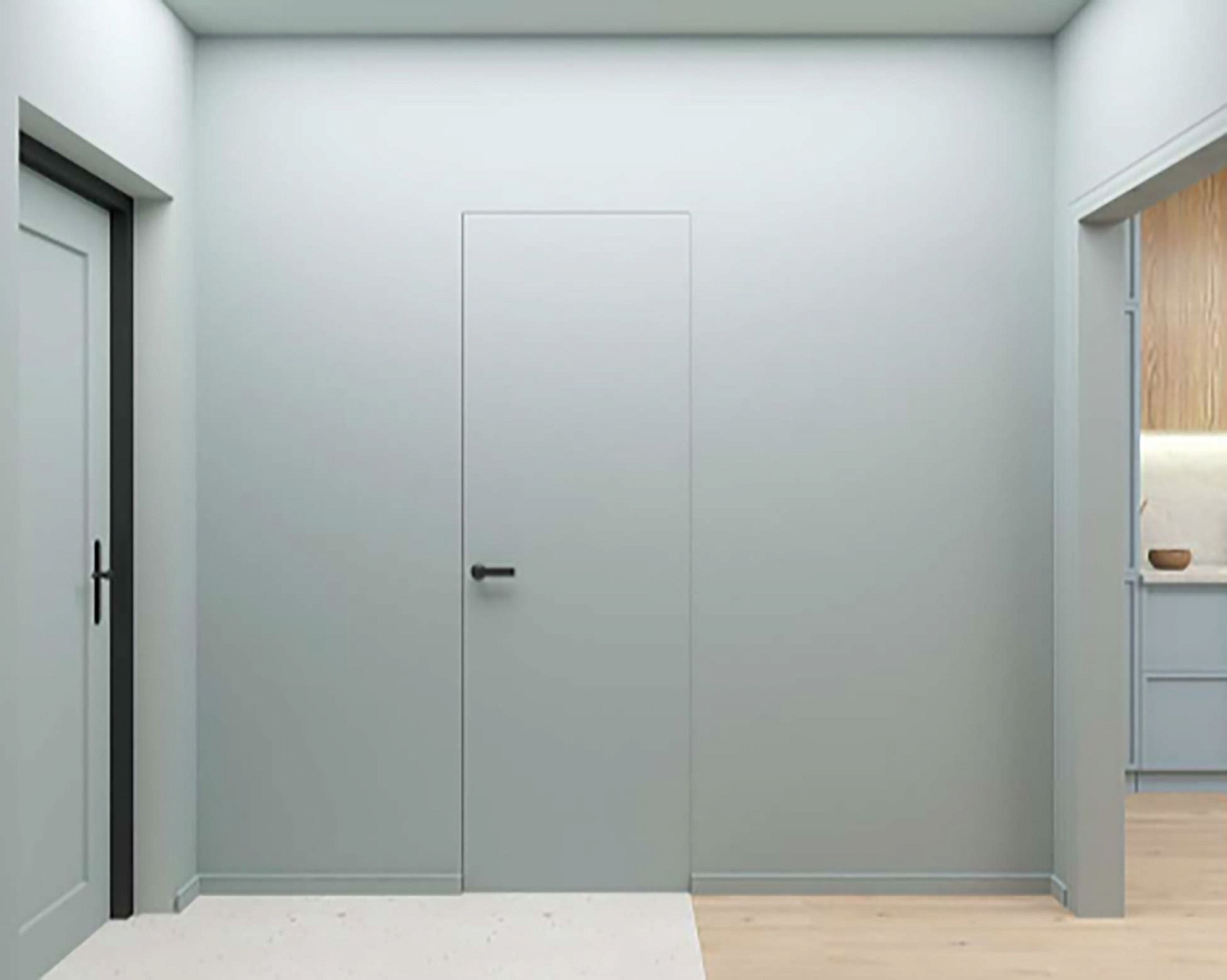 Типовой дизайн-проект однокомнатной квартиры ЖК на Троицкой (53 м2)